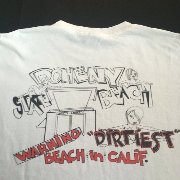 #76 Anvil San Clemente State Guard T-Shirt Men's L Doheny State Beach Dirtiest - Picture 6 of 9